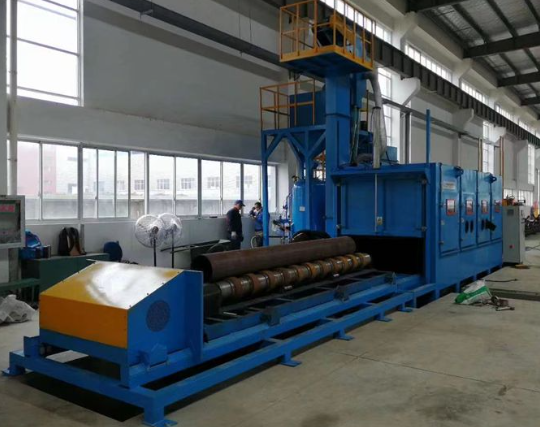 九江喷砂机在管道除锈中的现场施工应用